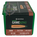 SIERRA 4100T TIPPED GAMEKING® (TGK) GESCHOSSE 6MM / .243 90GR 50 STÜCK